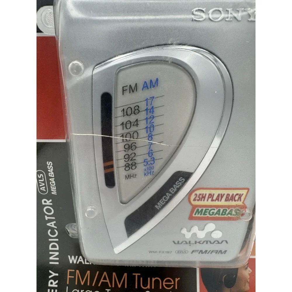 New Sealed Sony Walkman WM-FX197 AM/FM Mega Bass Cassette Player – NOS 2005 VTG